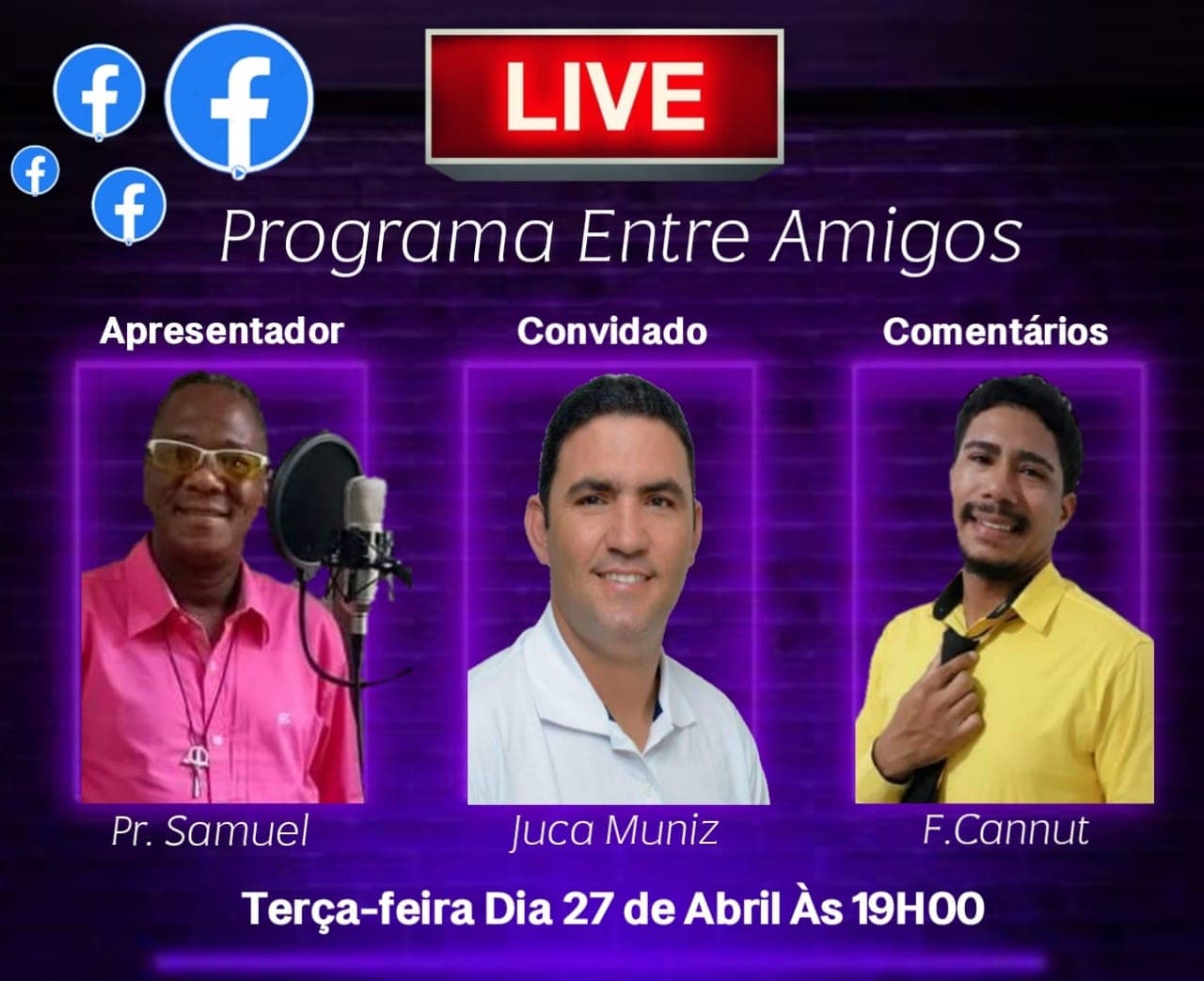 LIVE ENTRE AMIGOS COM O VICE-PREFEITO DE IBIRATAIA JUCA MUNIZ