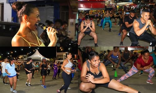 Aulão Fitness da Academia Corpore agita a 1ª Virada Cultural de Ibirataia