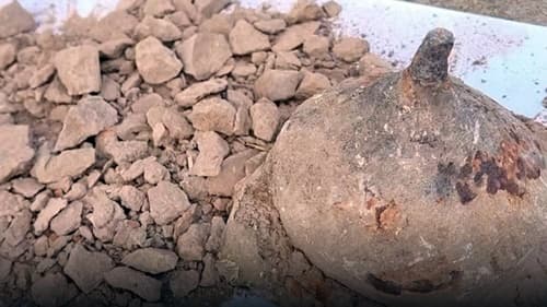 Restos mortais de guerreiro de 1,8 mil anos são encontrados em ferro-velho na Polônia