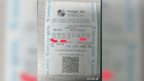 Apostador gasta R$ 193 mil em jogo de 20 números da Mega da Virada, mas acerta só três dezenas