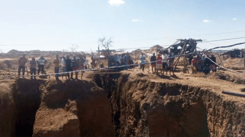 Jovem morre e dois homens ficam feridos após deslizamento de terra em garimpo de ouro na Bahia