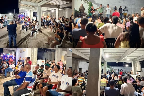 Ibirataia: Sandro Futuca participa de encontro político ao lado do vereador Peruca no Distrito de Algodão