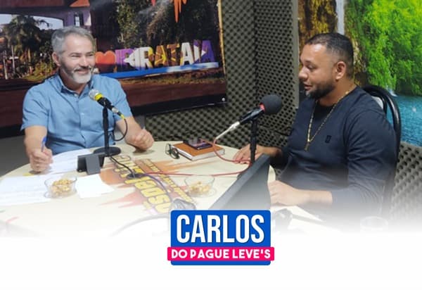 Carlos do Pague Leve's compartilha um pouco da sua Jornada de Sucesso no Programa "Visão de Sucesso" da Rádio Gospel On Line de Ibirataia