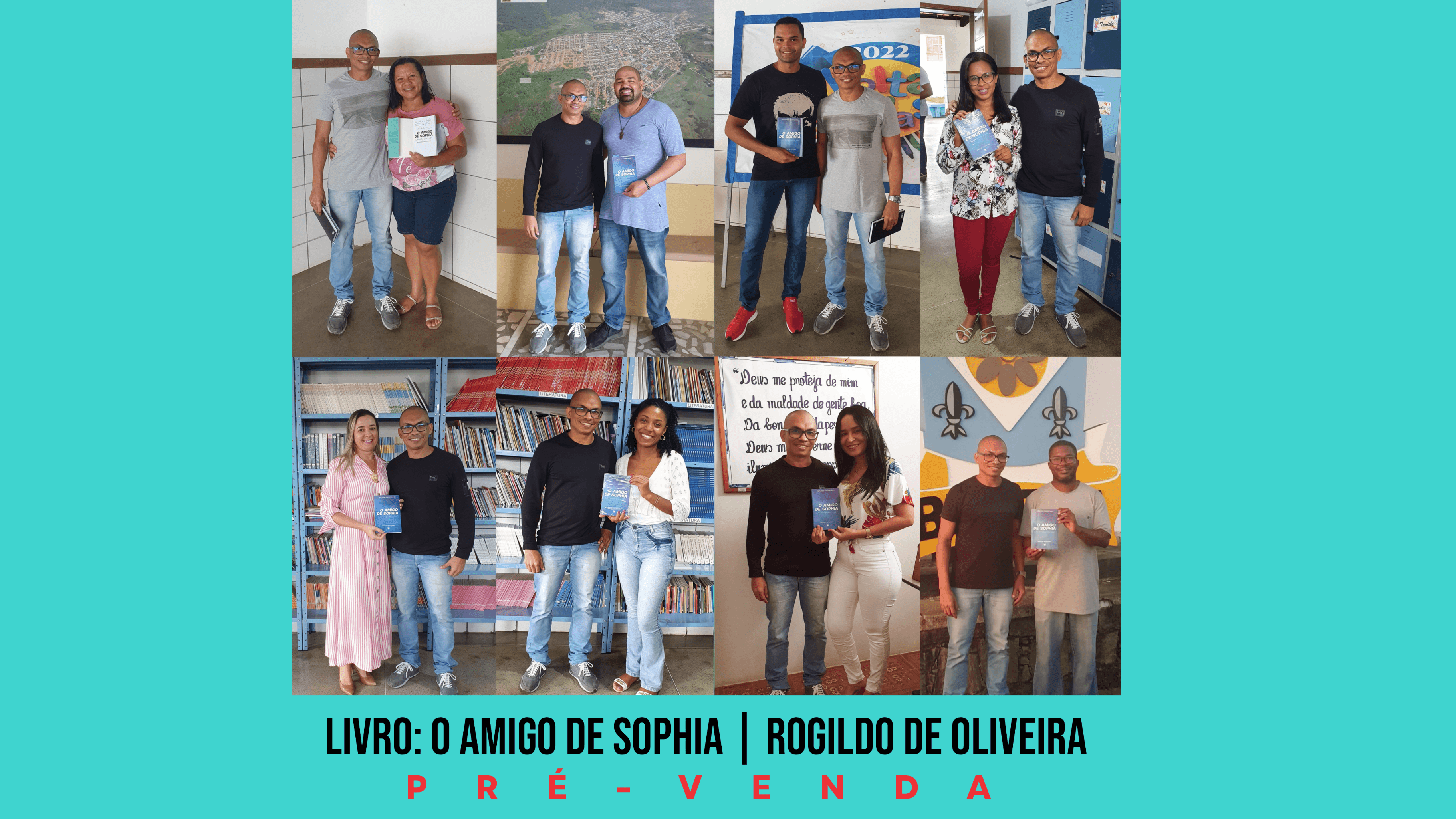 Pré-venda do Livro: O amigo de Sophia | Rogildo de Oliveira; adquira o sei exemplar