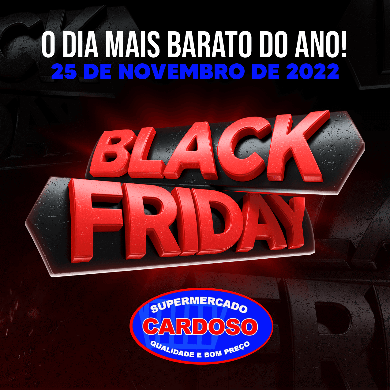 Confira a Black Friday no Supermercado Cardoso