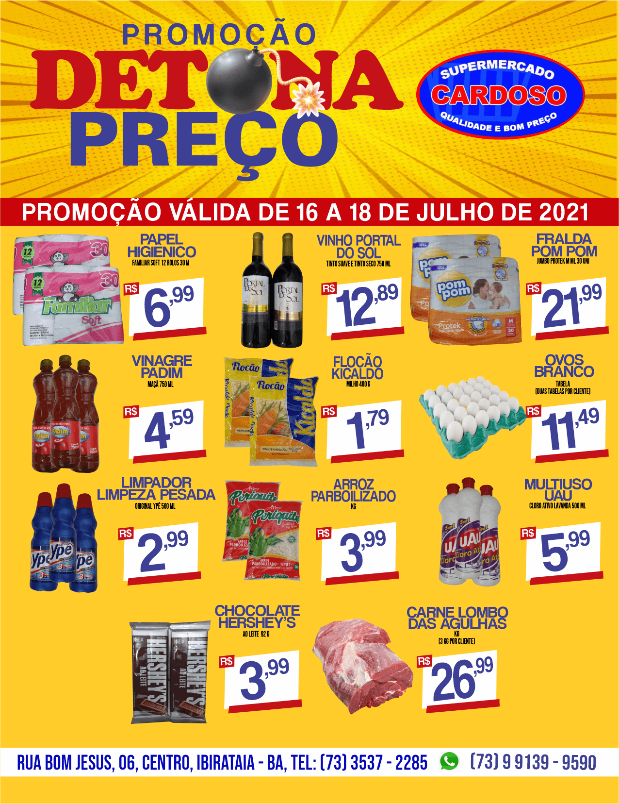 DETONA PREÇO DO SUPERMERCADO CARDOSO
