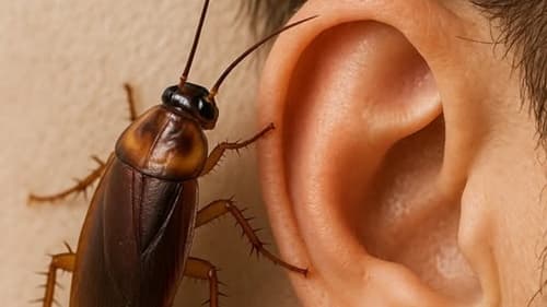 Estudo revela que cheiro do ouvido humano pode atrair baratas