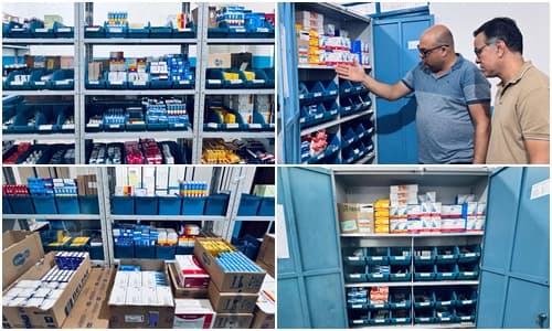 Ibirataia: Prefeito Sandro Futuca visita Farmácia Central e acompanha distribuição de medicamentos