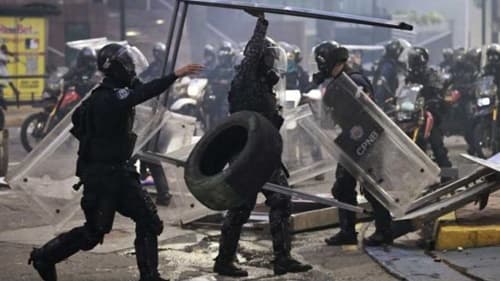 Protestos contra ditador Maduro somam 46 presos e 7 mortos