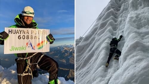 Ipiauense Cristiano Castro alcança o cume da montanha Huayna Potosí na Bolívia