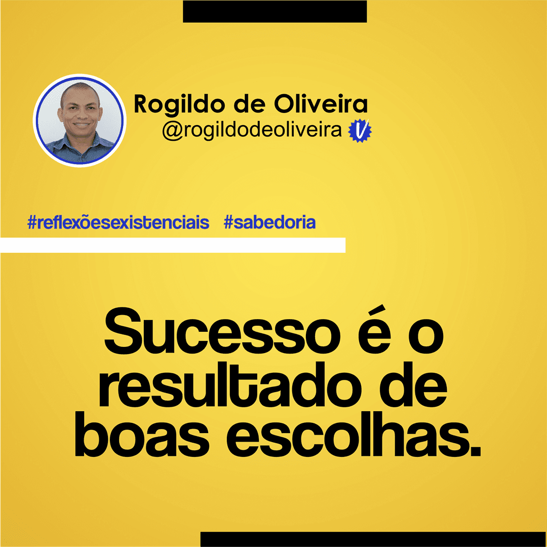 Reflexão do Dia com Rogildo de Oliveira