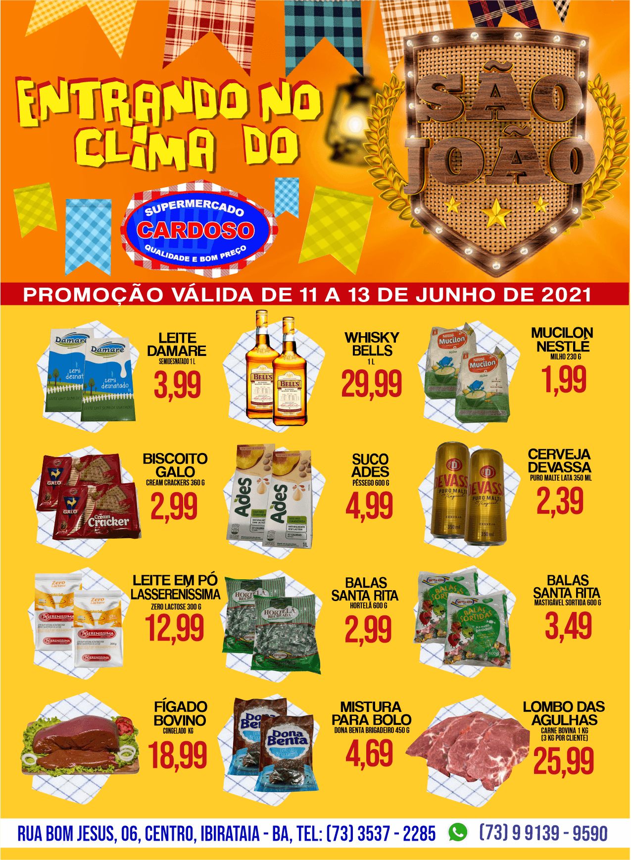 PROMOÇÃO DO FIM DE SEMANA DO SUPERMERCADO CARDOSO