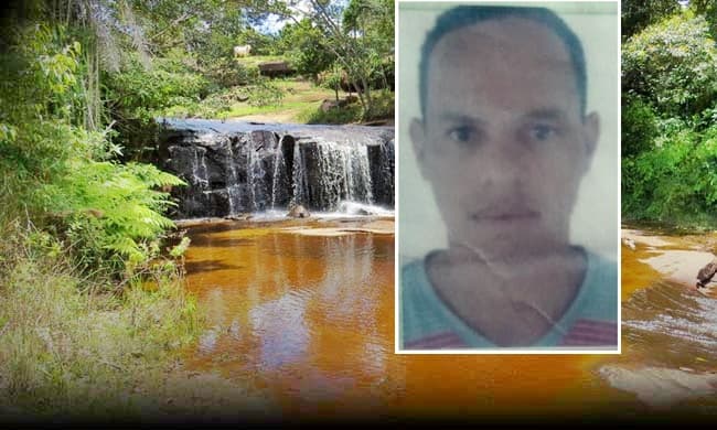 Homem de 38 anos pula de cachoeira bate cabeça em pedra e morre afogado em Jequié