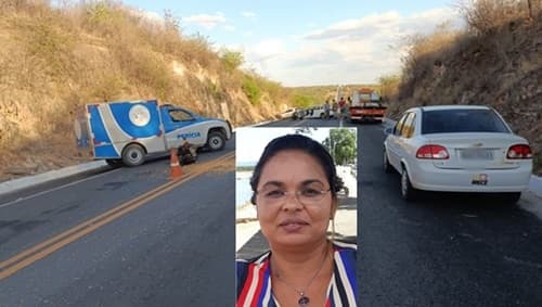Professora morre em grave acidente entre carros na região de Irecê trecho da BA-052