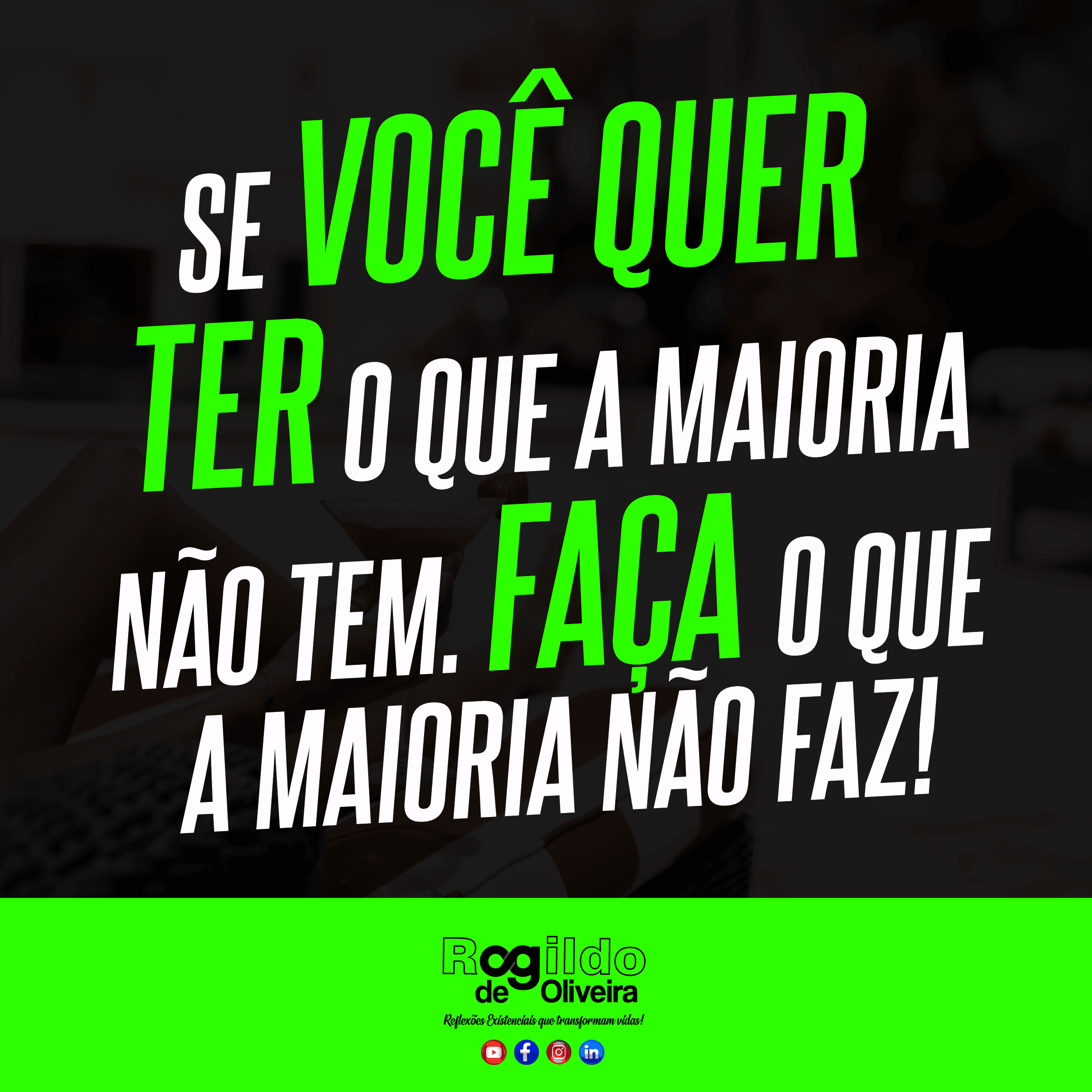 REFLEXÃO DO DIA