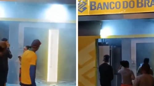 Suspeitos atacam batalhão da PM e explodem banco no interior da Bahia