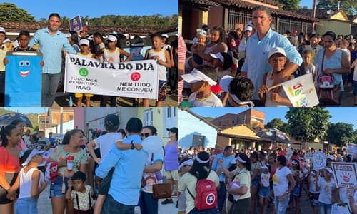 Ibirataia: Vice-Prefeito Juca Muniz participa da XIIII Marcha para Jesus