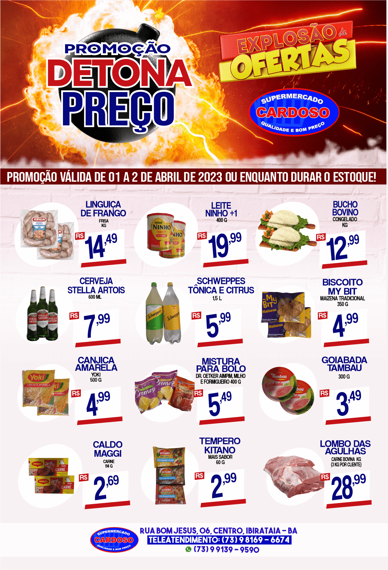 Promoção Detona Preço no Supermercado Cardoso