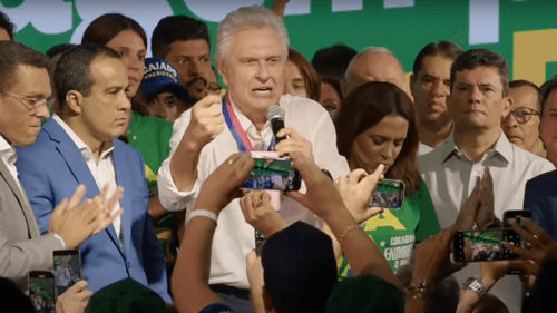 Caiado critica Lula e diz que vai “tirar o ladrão da Presidência” durante evento político
