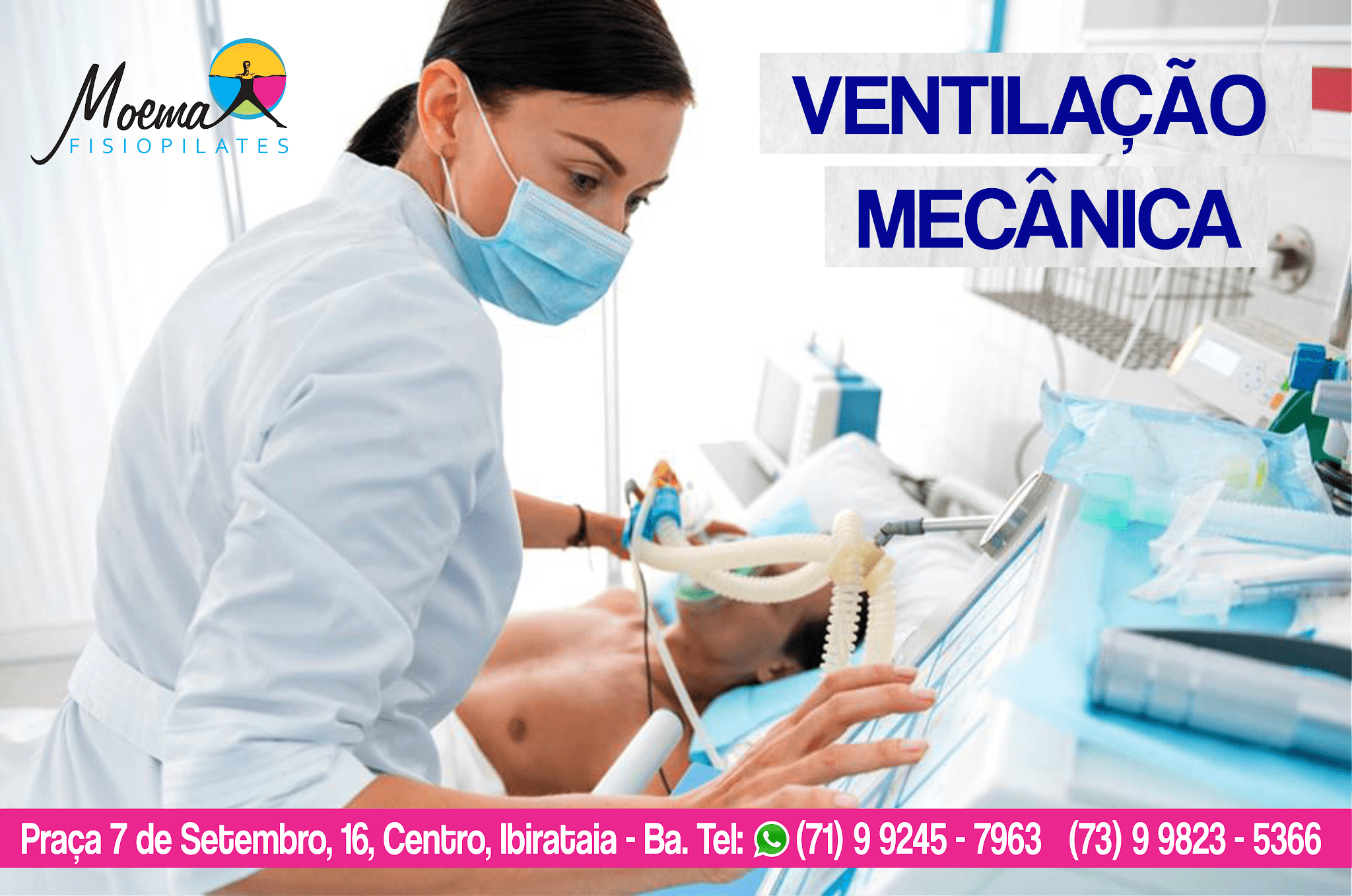 Ventilação Mecânica | Moema Fisiopilates