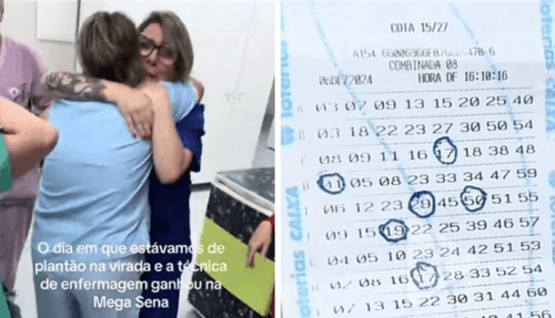 Técnica de enfermagem confunde números e acha que ganhou Mega da Virada, viralizando nas redes