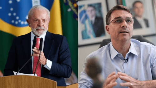 Quaest aponta Lula na liderança no 1º turno, mas disputa com Flávio Bolsonaro fica mais apertada