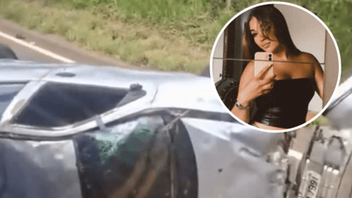 Jovem de Ipiaú fica ferida após capotamento