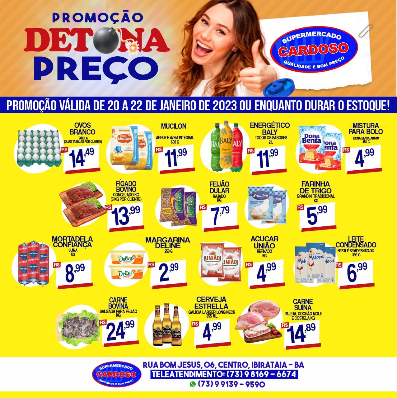 DETONA PREÇO NO SUPERMERCADO CARDOSO