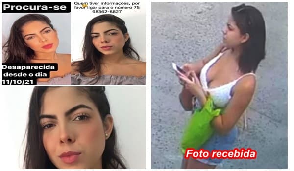 Mãe recebe foto de jovem desaparecida e aumenta a esperança de encontrá-la