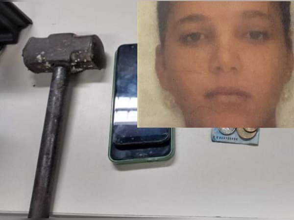 Homem é preso após matar a mulher com golpes de marreta em Feira de Santana