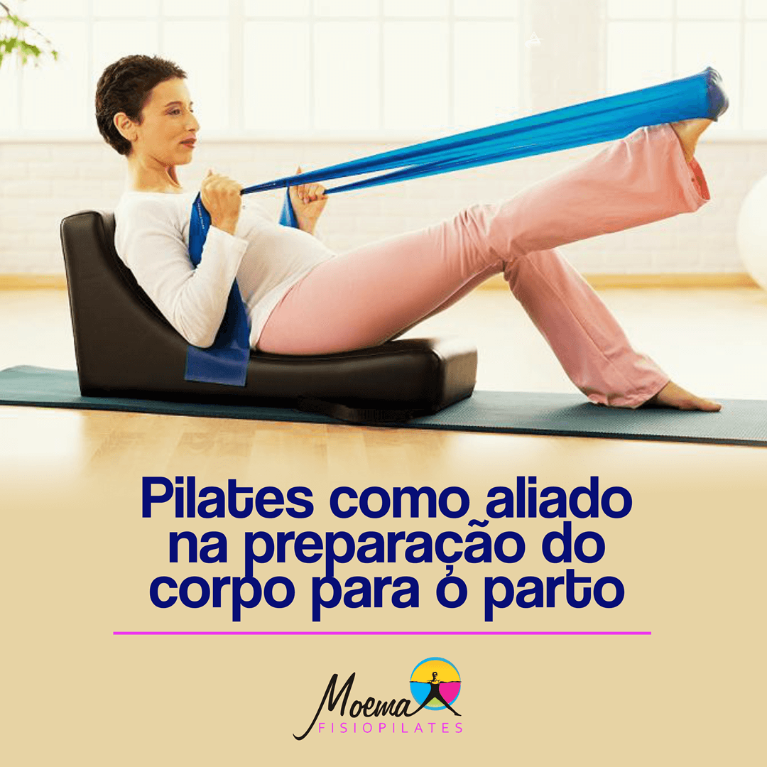 Pilates como aliado a preparação do corpo para o parto | Moema Fisioplates