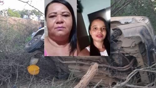 Mãe e filha morrem após carro capotar na BA-160 na Bahia