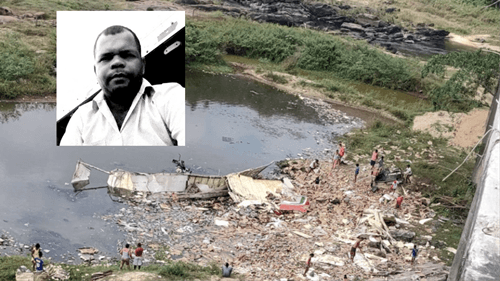 Ibirataia: Motorista morre após veículo da empresa Sempre Viva cair de ponte na BR-101