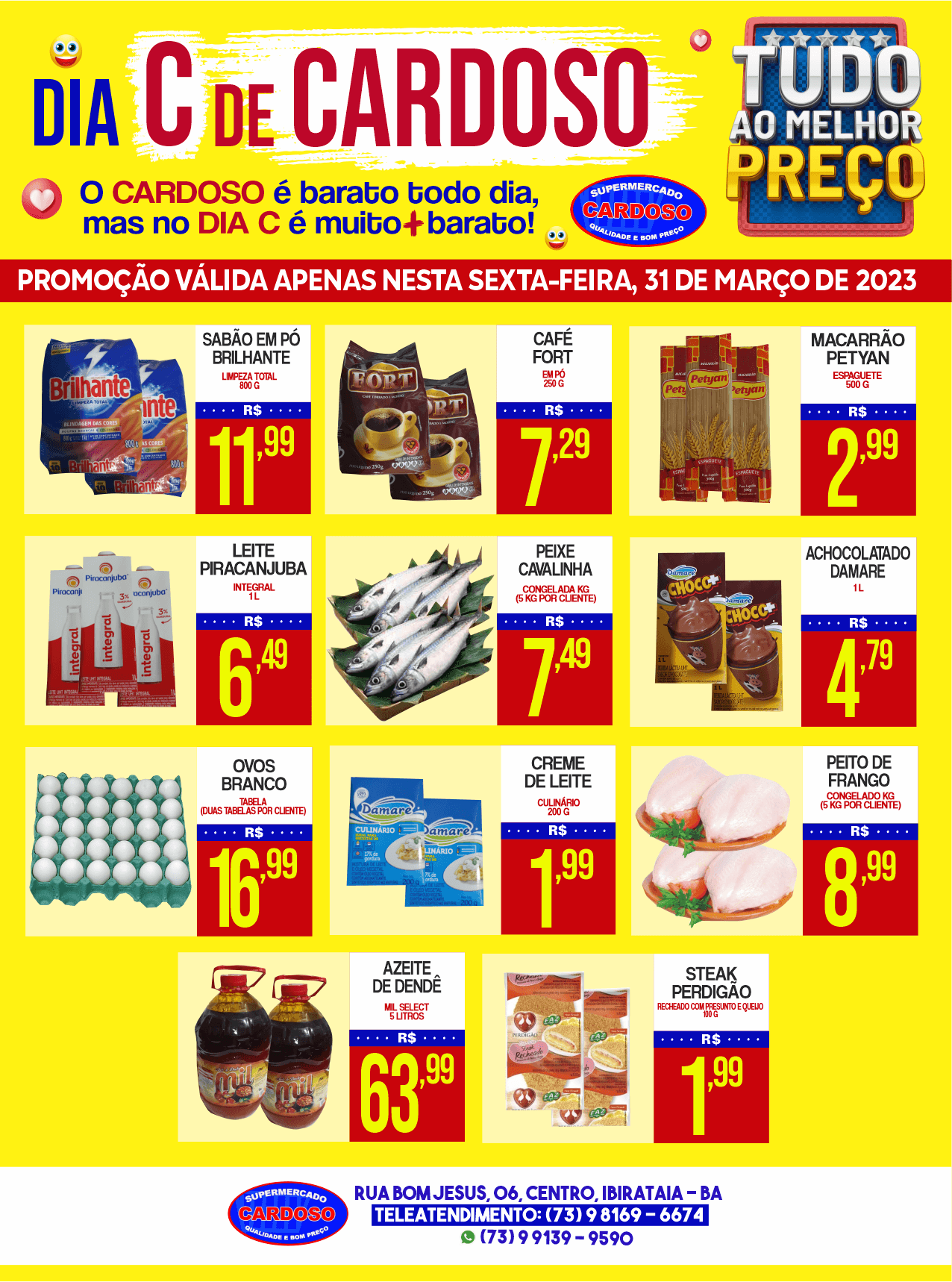 Promoção: Dia C de Cardoso no Supermercado Cardoso