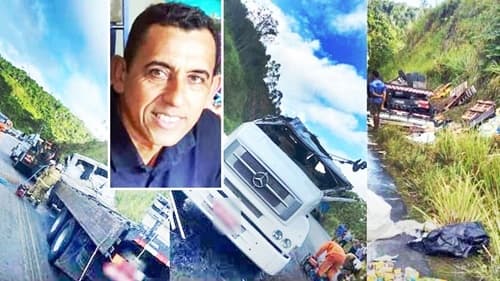 Caminhoneiro Adenildo Santos morre em acidente no sul da Bahia