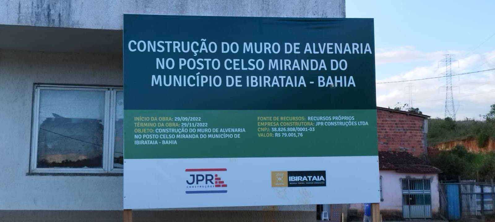 Secretaria de Saúde inicia construção de muro da UFS Celso Miranda