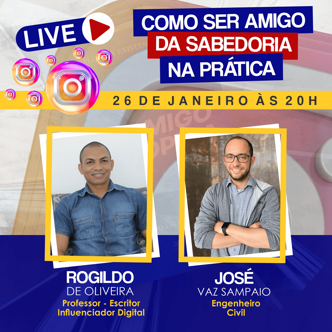 LIVE: COMO SER AMIGO DA SABEDORIA