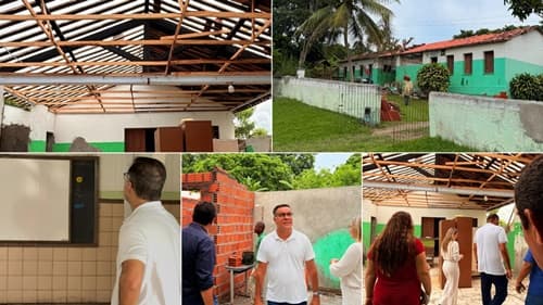 Ibirataia: Prefeito Sandro Futuca Realiza Visitas Técnicas em Escolas de Ibirataia e Algodão