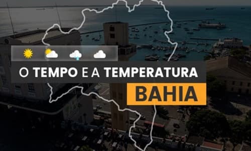Quarta-feira (24) com pancadas de chuva em toda Bahia