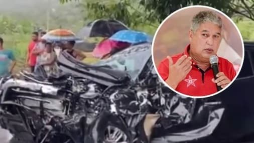 Acidente na BR-101 envolve deputado Rosemberg Pinto; todos passam bem