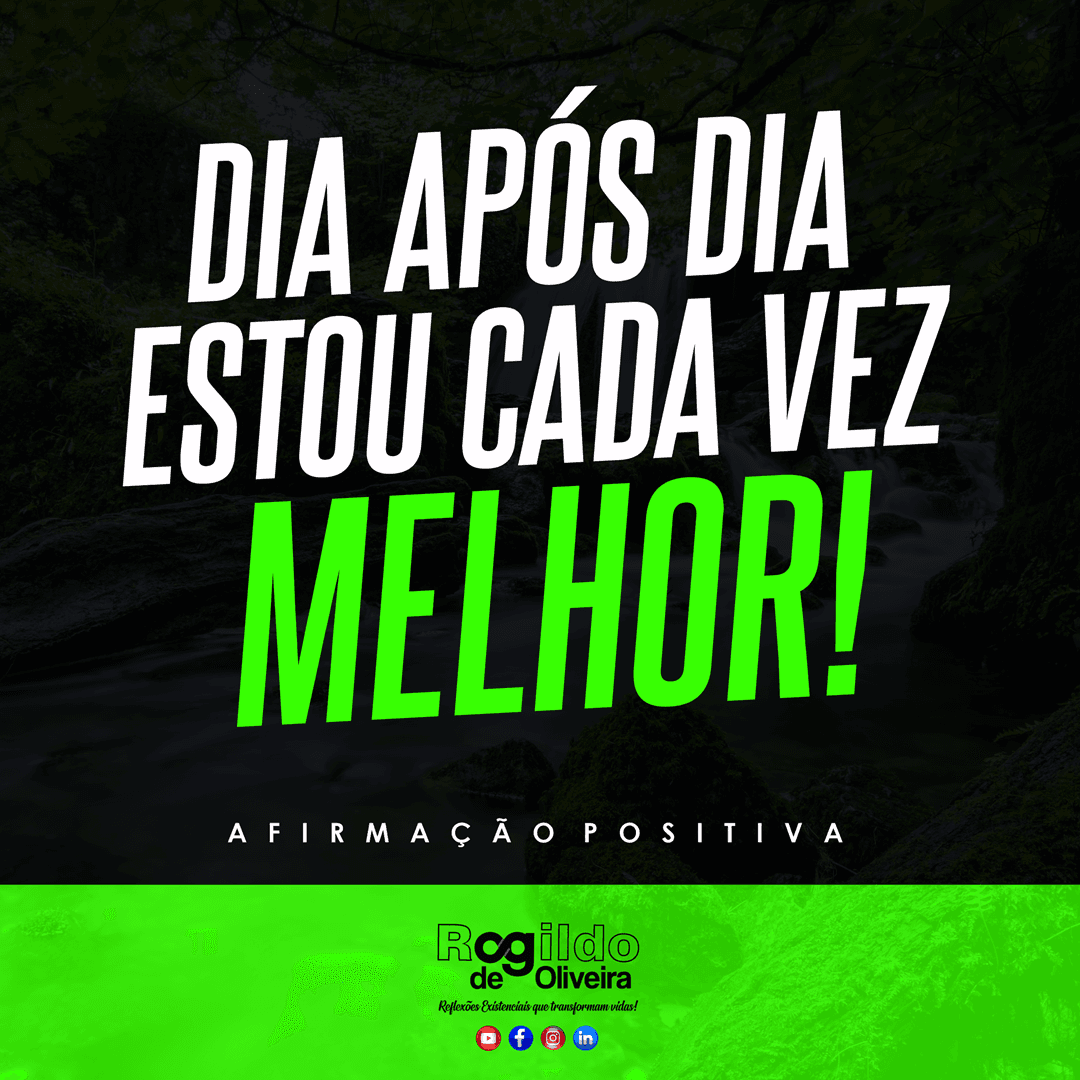 REFLEXÃO DO DIA | AFIRMAÇÃO POSITIVA