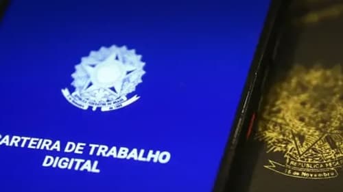 Taxa de desemprego no Brasil recua para 6,2% no trimestre encerrado em dezembro de 2024