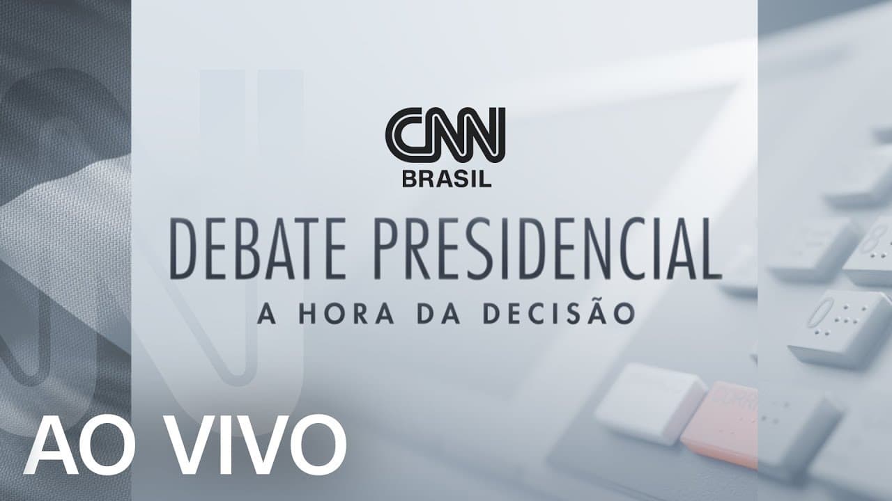 CNN faz debate com candidatos a presidente neste sábado