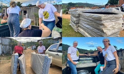 Solidariedade que Aquece: CRAS de Ibirataia Entrega Colchões e Alimento Quente a Famílias Carentes