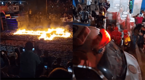 Dez pessoas ficam feridas após explosão de fogos em exposição agro na Bahia