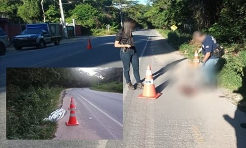 Homem morre atropelado em Arraial d’Ajuda na madrugada deste sábado (9)