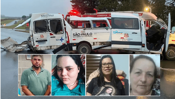 Tragédia na estrada deixa 4 mortos e 3 feridos entre van e caminhão na SP-250