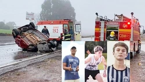 Jovens atletas morrem em acidente após colisão frontal com caminhão