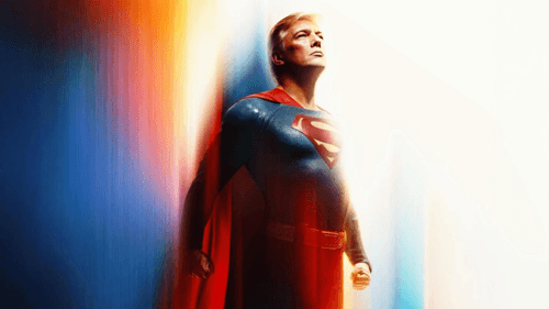Casa Branca publica imagem de Donald Trump como Superman: “Símbolo da esperança”