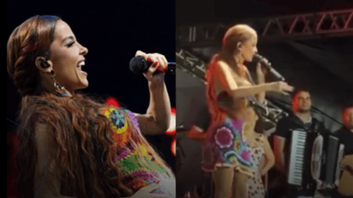 Maiara revela peso e rebate críticas durante show em Teresina
